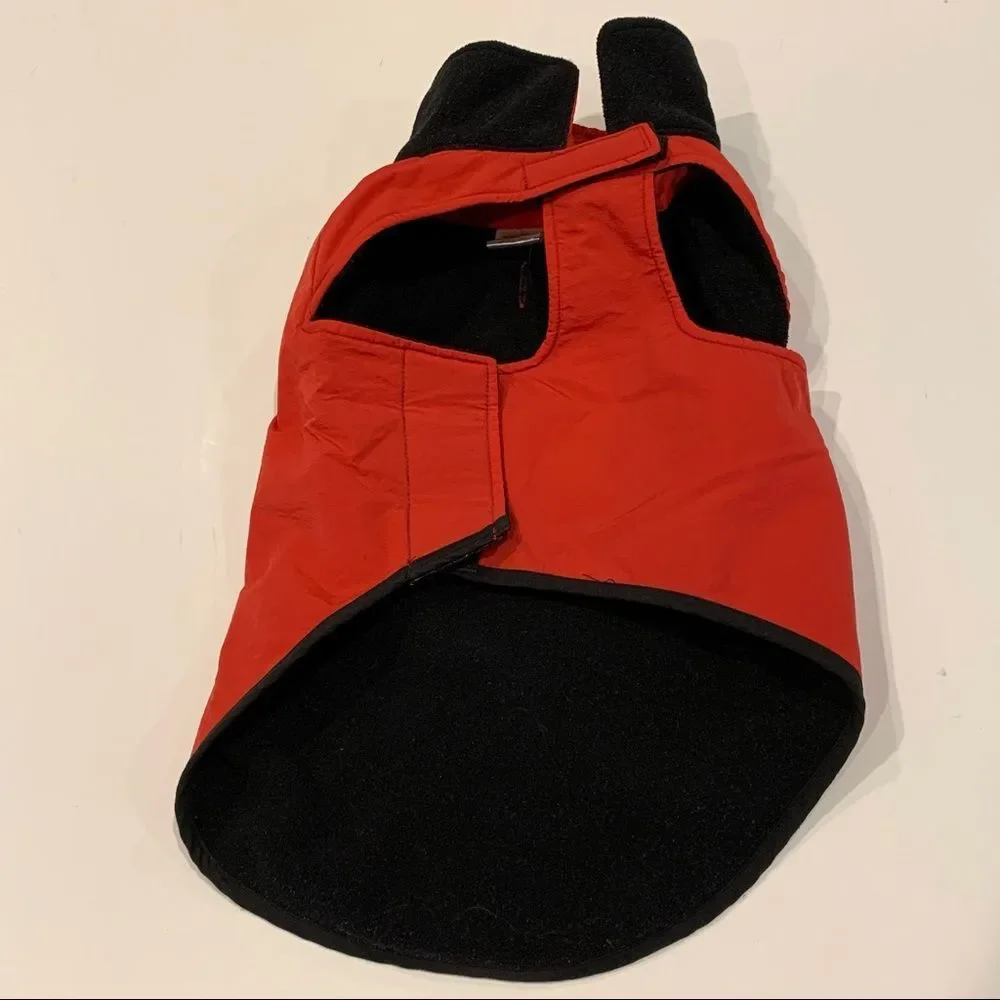 Boots & Barkley Red‎ Fleece Dog Coat L